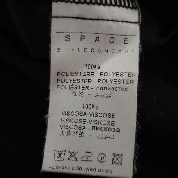 🦋3/$25 Space Style Concept Medium Black Sleeveless Mesh Layered Top - Picture 11 of 11